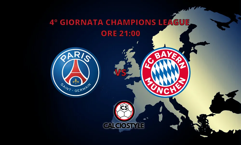 PSG-Bayern Monaco, probabili formazioni e dove vederla