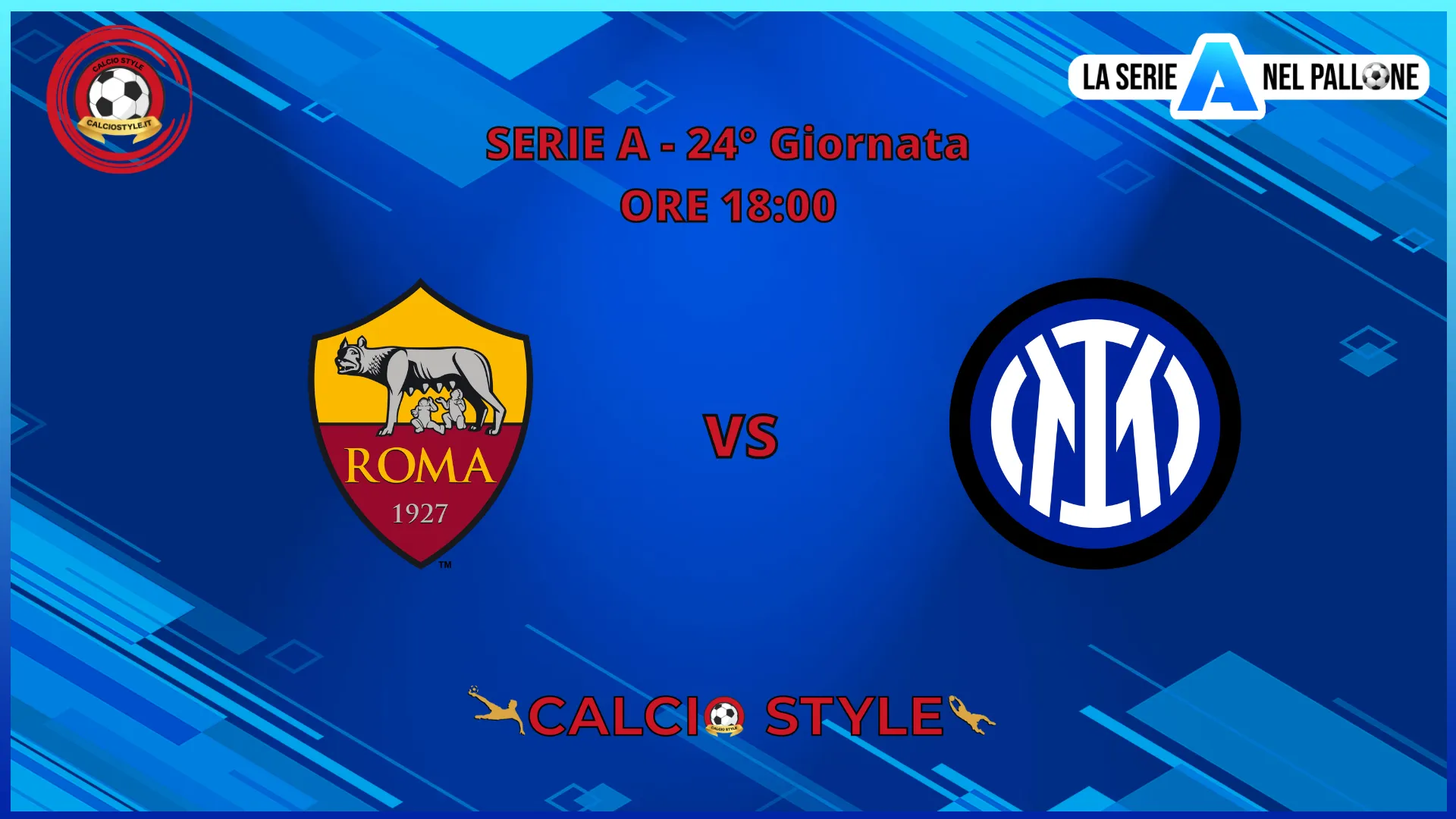 Roma - Inter: probabili formazioni e dove vederla