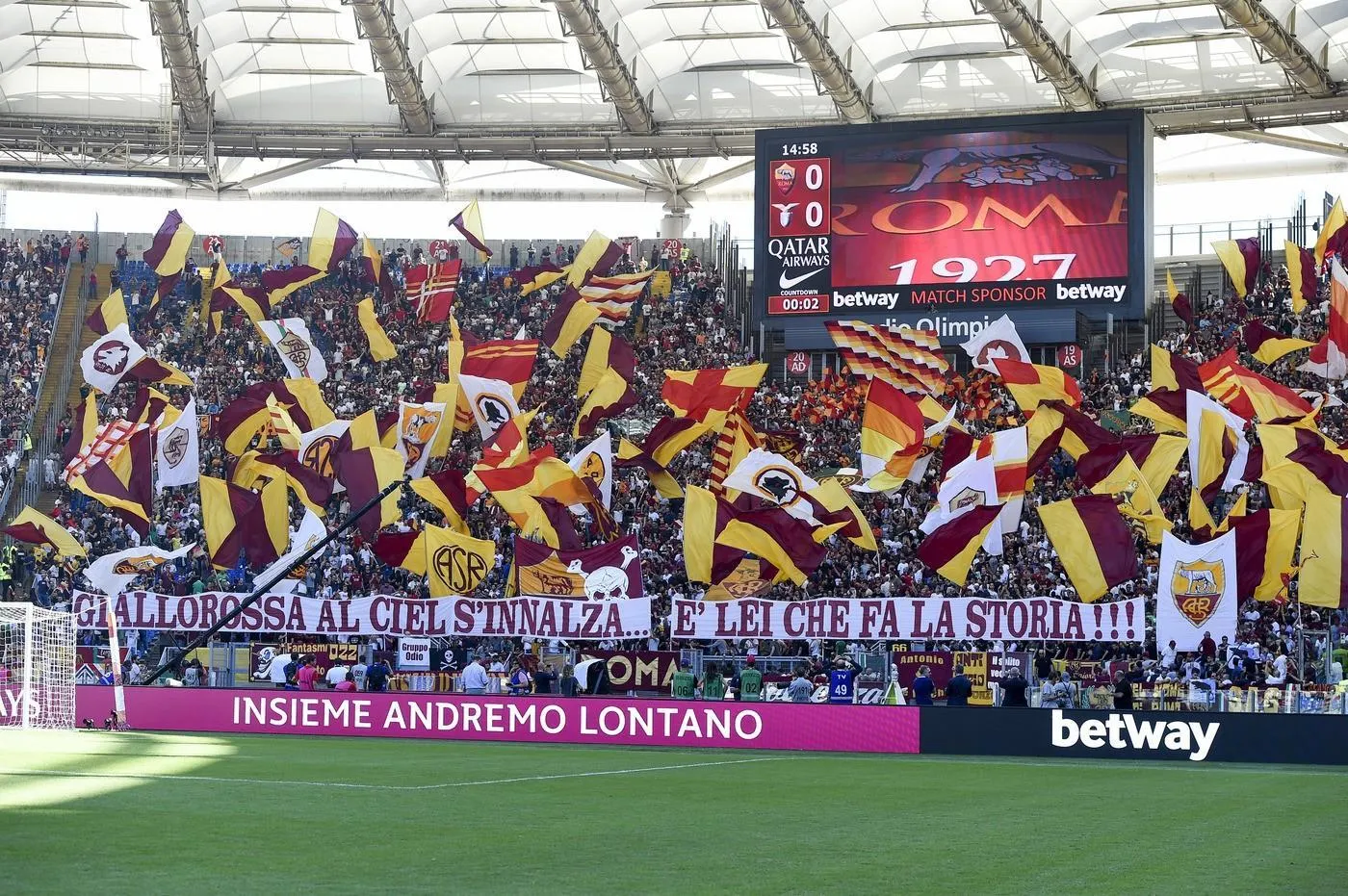 Roma, in vendita i biglietti per le gare contro Torino e Juventus